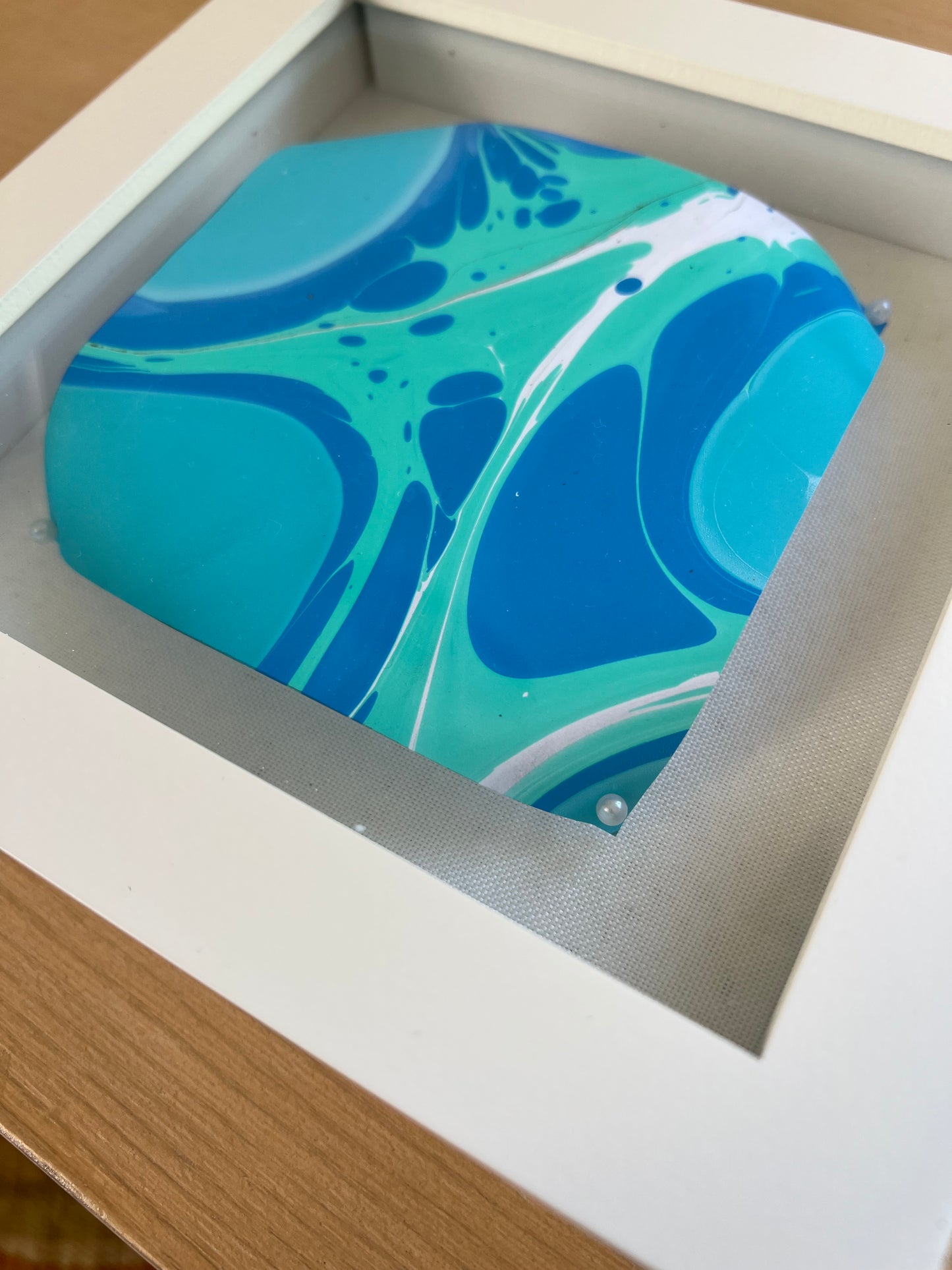 Marbled Mini Shadow Box