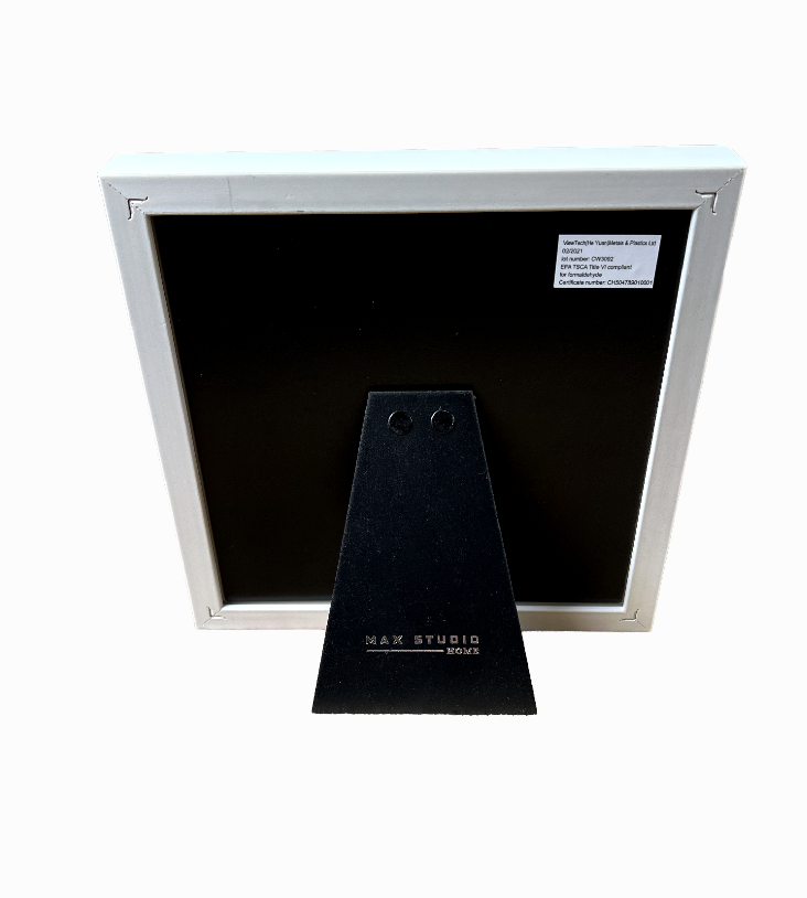 Suminagashi White Frame