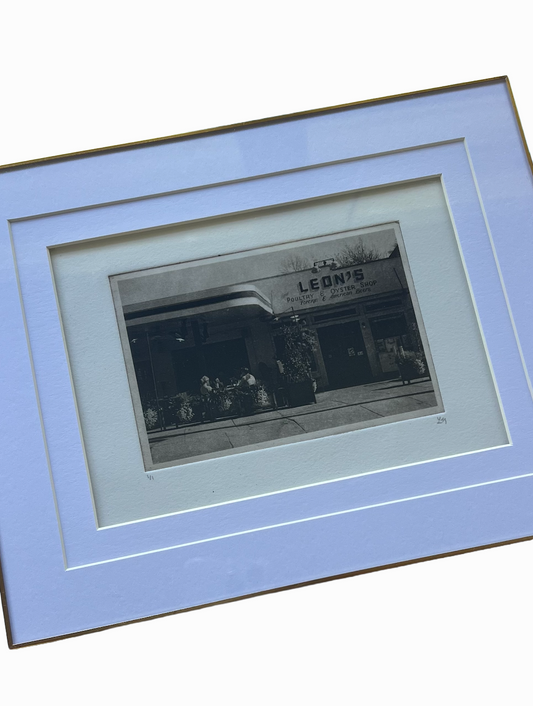 Double Mat Frame Leon's Print